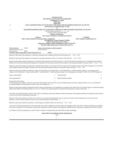 Thumbnail Milestone Scientific 10-K Annual Report 2023