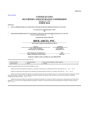 Thumbnail BioLargo 10-K Annual Report 2023