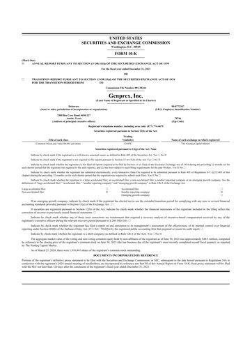 Thumbnail Genprex 10-K Annual Report 2023