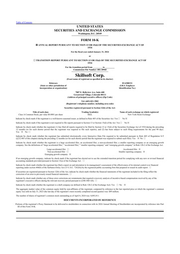 Thumbnail Skillsoft 10-K Annual Report 2024