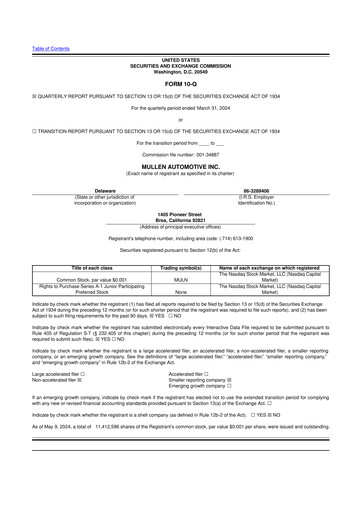 Thumbnail Mullen Automotive 10-Q Quarterly Report FY2024 