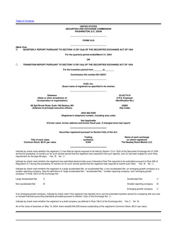 Thumbnail iCAD 10-Q Quarterly Report FY2024 