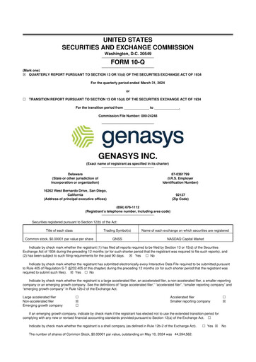 Thumbnail Genasys 10-Q Quarterly Report FY2024 