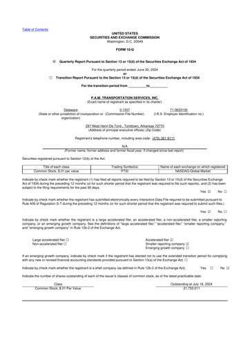 Thumbnail PAMT Corp 10-Q Quarterly Report FY2024 