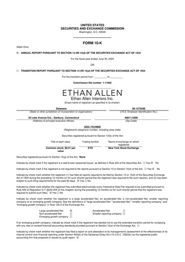 Vorschaubild Ethan Allen
 10-K Jahresbericht 2024