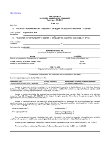 Thumbnail Blackboxstocks 10-Q Quarterly Report FY2024 