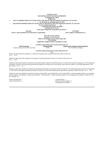 Thumbnail Clipper Realty 10-K Annual Report 2024