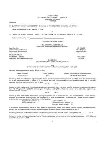 Thumbnail Daily Journal 10-Q Quarterly Report FY2025 