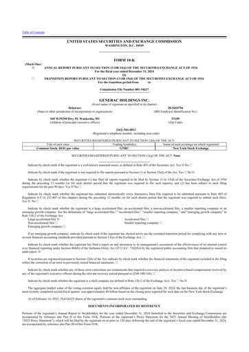 Thumbnail Generac 10-K Annual Report 2024