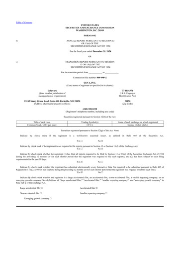Thumbnail CEVA
 10-K Annual Report 2024
