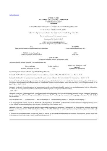 Vorschaubild Ames National Corp. 10-K Jahresbericht 2024