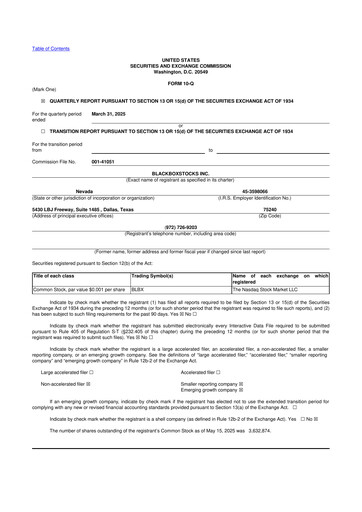 Thumbnail Blackboxstocks 10-Q Quarterly Report FY2025 