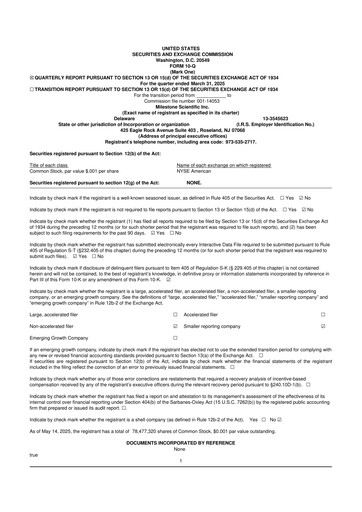 Vorschaubild Milestone Scientific 10-Q Quartalsbericht 2025 