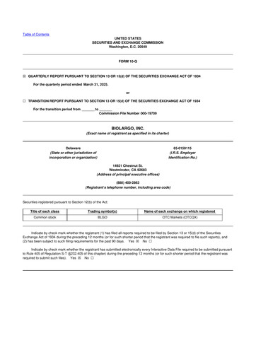 Thumbnail BioLargo 10-Q Quarterly Report FY 