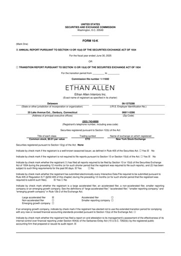 Vorschaubild Ethan Allen
 10-K Jahresbericht 2025