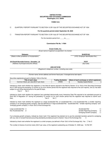 Thumbnail Crown Crafts 10-Q Quarterly Report FY2026 