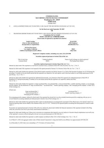 Thumbnail Daily Journal 10-K Annual Report 2025