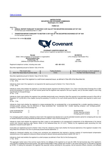 Thumbnail Covenant Logistics
 10-K Annual Report 2025