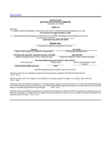 Thumbnail Vaxart 10-K Annual Report 2025