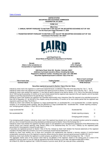 Thumbnail Laird Superfood 10-K Annual Report 2025