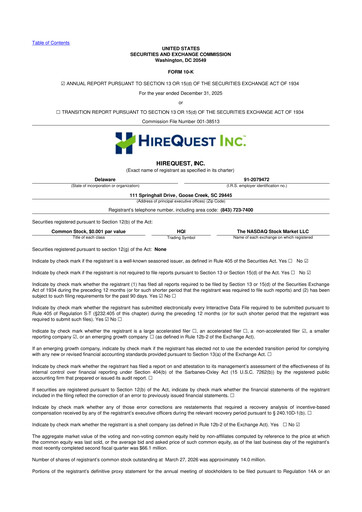 Thumbnail HireQuest 10-K Annual Report 2025