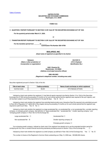Thumbnail BioLargo 10-Q Quarterly Report FY 