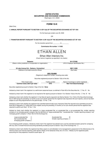Thumbnail Ethan Allen
 10-K Annual Report 2026