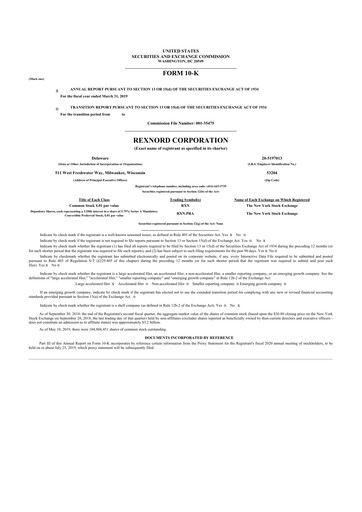 Thumbnail Zurn Elkay Water Solutions 10-K Annual Report 2019