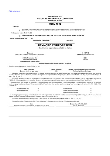 Thumbnail Zurn Elkay Water Solutions 10-Q Quarterly Report FY2021 