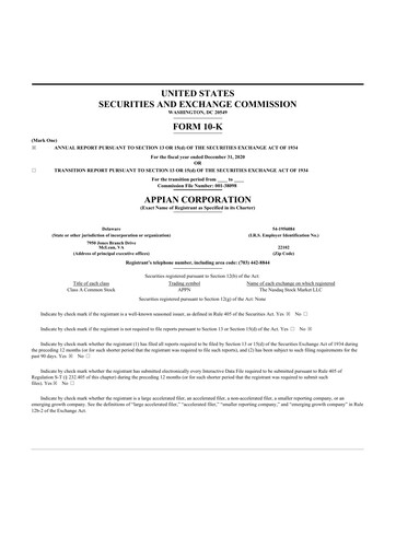 Thumbnail Appian 10-K Annual Report 2020