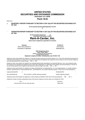 Thumbnail Upbound Group 10-Q Quarterly Report FY2012 