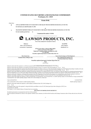 Thumbnail Distribution Solutions Group 10-K Annual Report 2012