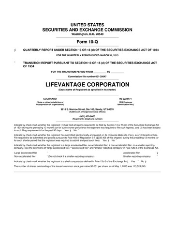 Thumbnail Lifevantage 10-Q Quarterly Report FY 