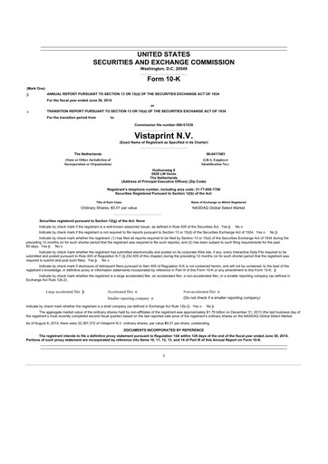 Thumbnail Cimpress 10-K Annual Report 2014