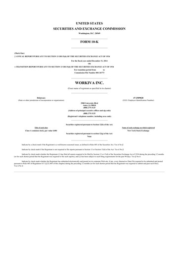 Thumbnail Workiva
 10-K Annual Report 2014