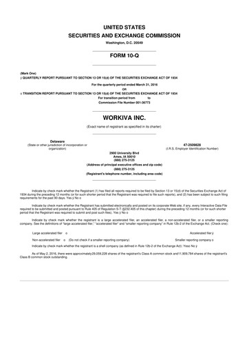 Thumbnail Workiva
 10-Q Quarterly Report FY 