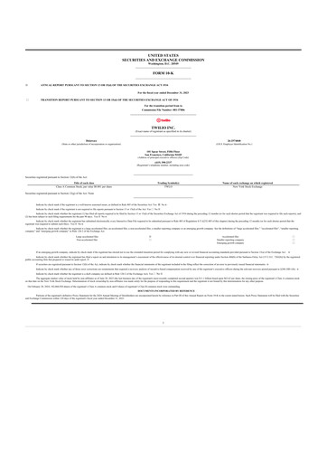 Thumbnail Twilio 10-K Annual Report 2023