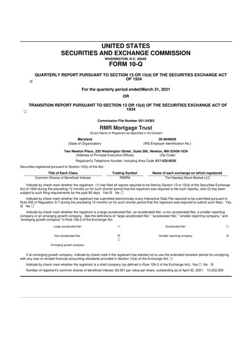 Thumbnail Seven Hills Realty Trust 10-Q Quarterly Report FY2021 