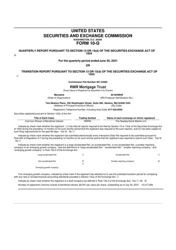 Thumbnail Seven Hills Realty Trust 10-Q Quarterly Report FY2021 