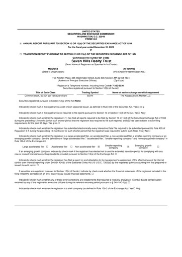 Thumbnail Seven Hills Realty Trust 10-K Annual Report 2025