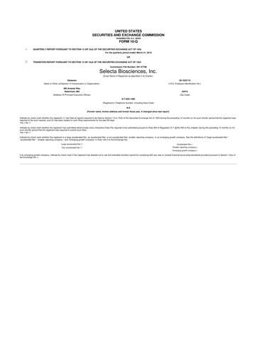 Thumbnail Cartesian Therapeutics 10-Q Quarterly Report FY 