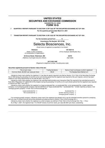 Thumbnail Cartesian Therapeutics 10-Q Quarterly Report FY 