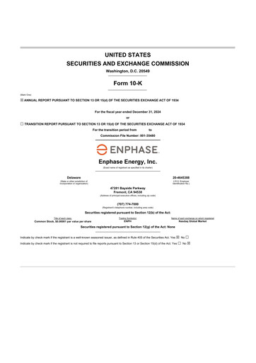 Thumbnail Enphase Energy
 10-K Annual Report 2024