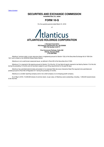 Thumbnail Atlanticus 10-Q Quarterly Report FY2018 
