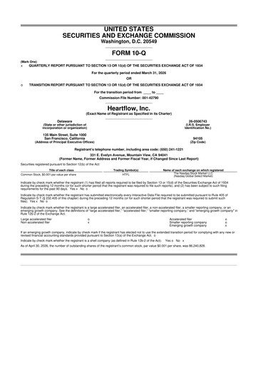 Thumbnail HeartFlow 10-Q Quarterly Report FY 