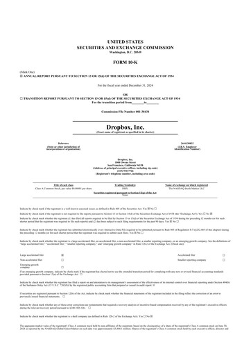 Thumbnail Dropbox 10-K Annual Report 2024