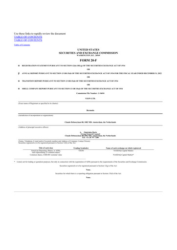 Thumbnail VEON 20-F Annual Report 2022