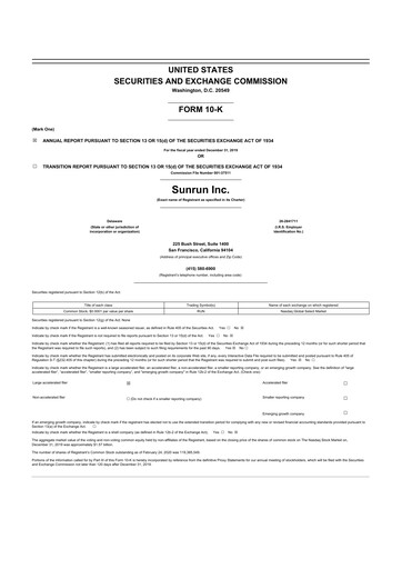 Thumbnail Sunrun
 10-K Annual Report 2019