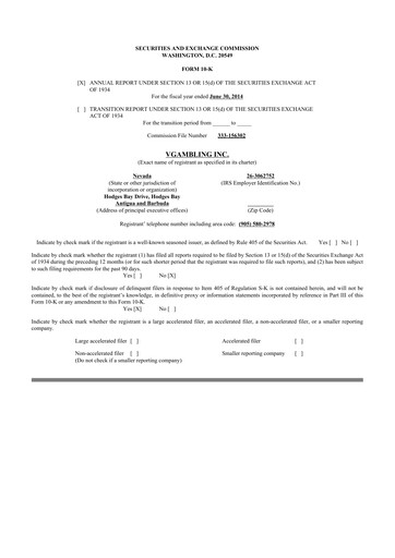 Thumbnail Esports Entertainment
 10-K Annual Report 