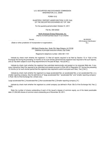 Vorschaubild SurgePays 10-Q Quartalsbericht 2011 